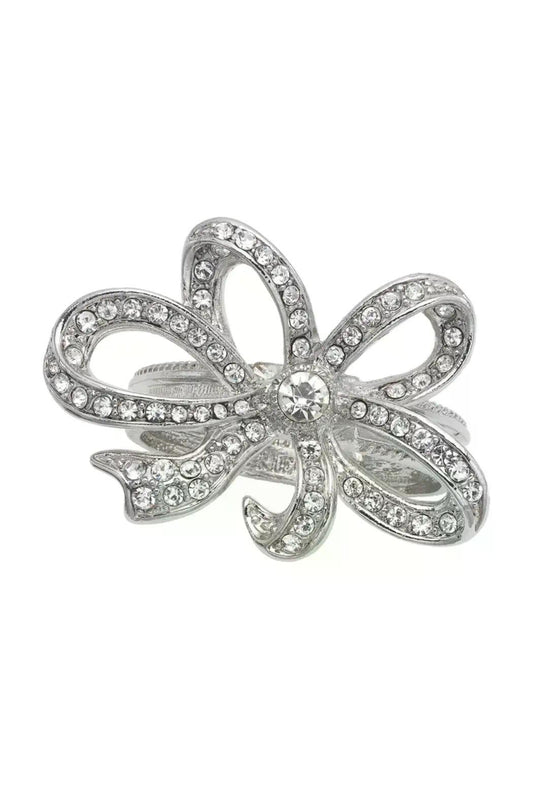 Crystal Ribbon Napkin Rings Set Of 4