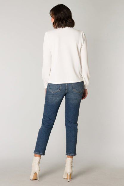 Onarida Mock Neck Long Sleeve