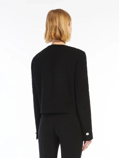 Max Mara Onirica Black Tweed Jacket