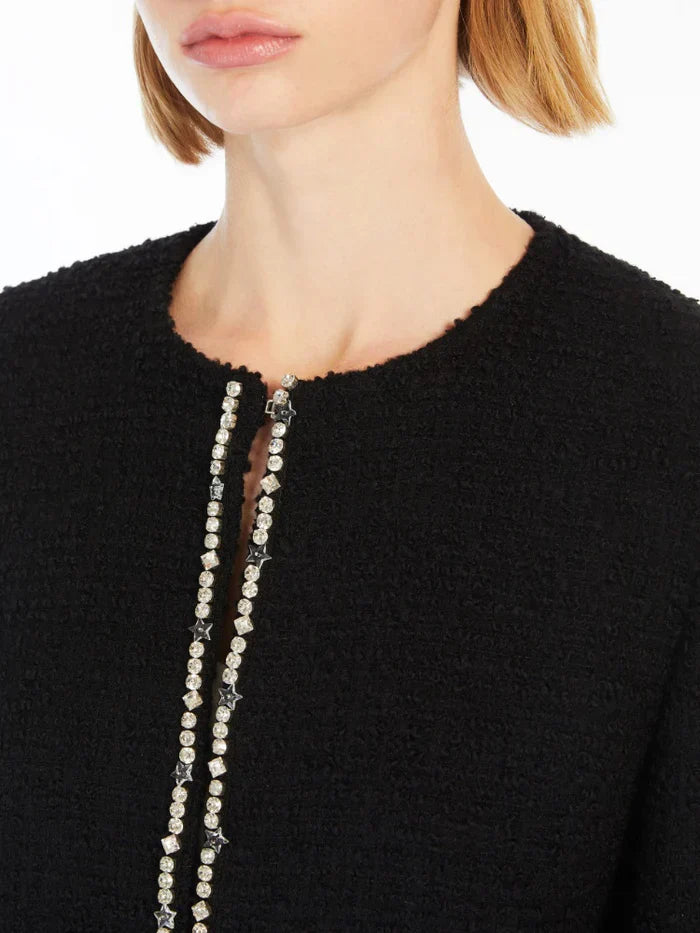 Max Mara Onirica Black Tweed Jacket