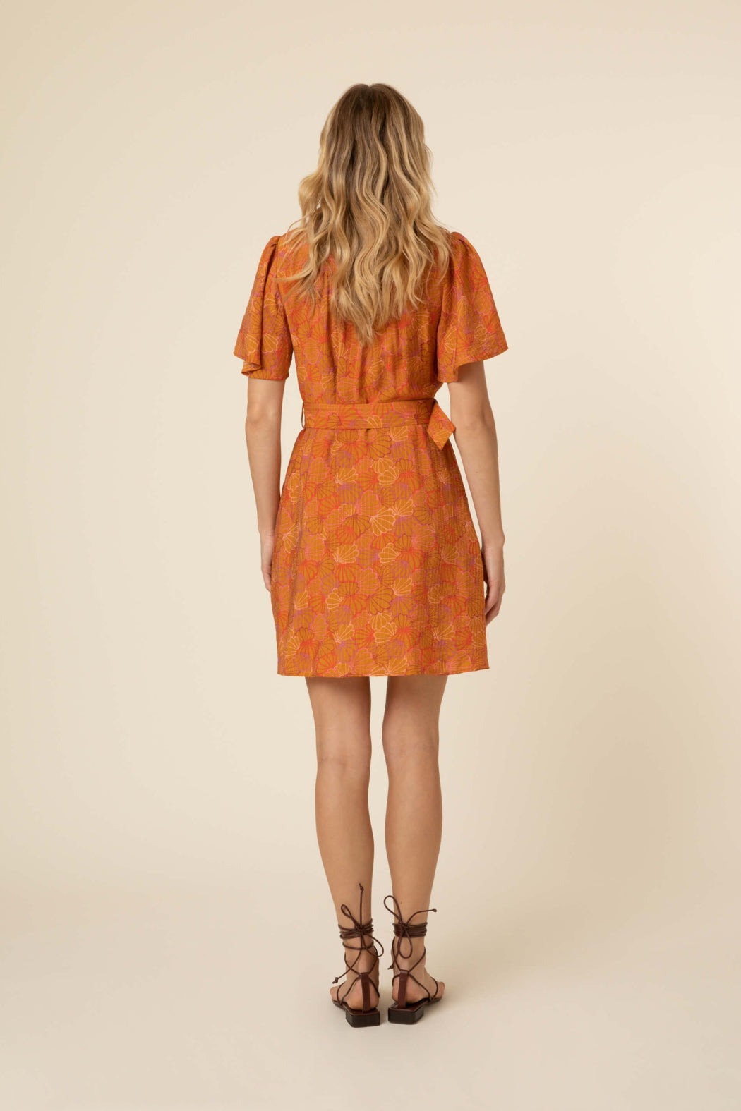 "Oria" Belted Dress