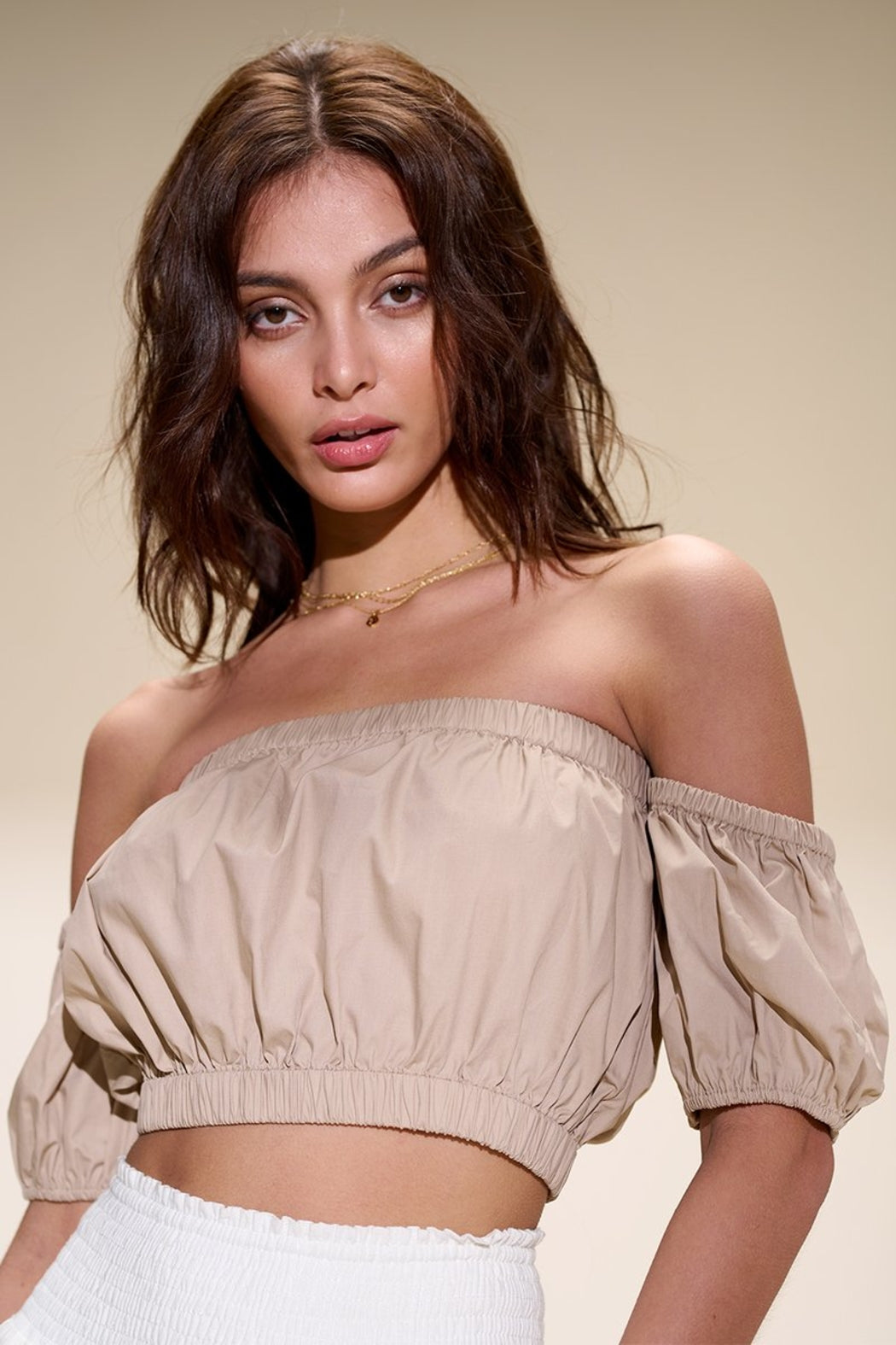 OTS Poplin Crop Top