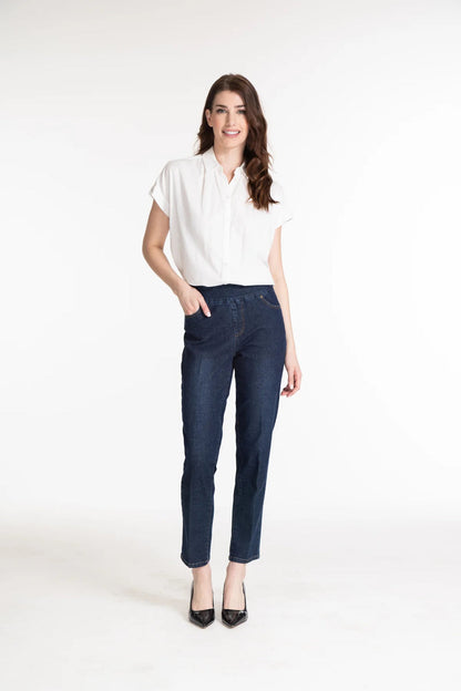P/O ANKLE JEAN PANT W/REAL FRT & BK PKTS