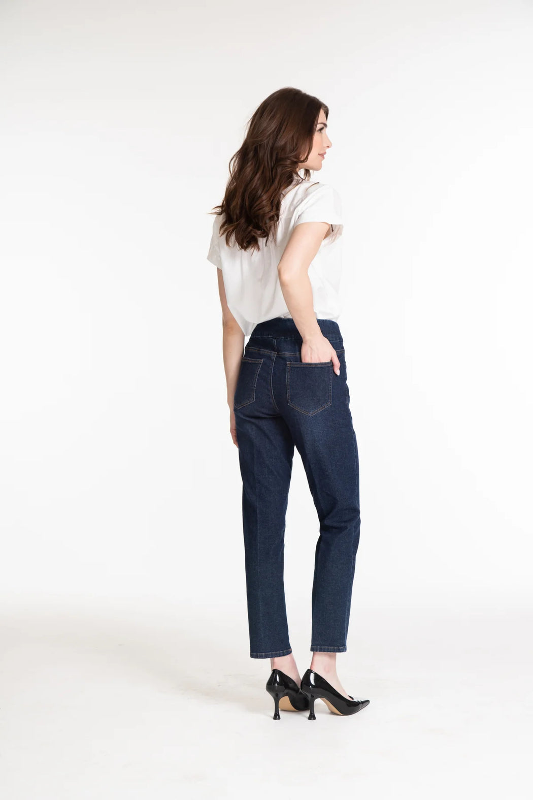 P/O ANKLE JEAN PANT W/REAL FRT & BK PKTS