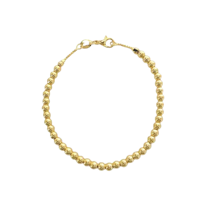 X Bracelet Sphere Gold-filled Ball