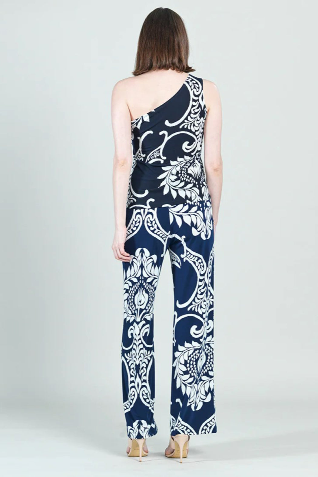 Paisley-Print Drop-Shoulder Top