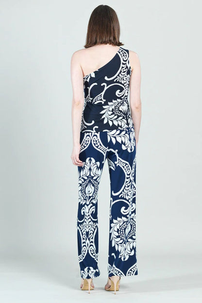 Paisley-Print Drop-Shoulder Top