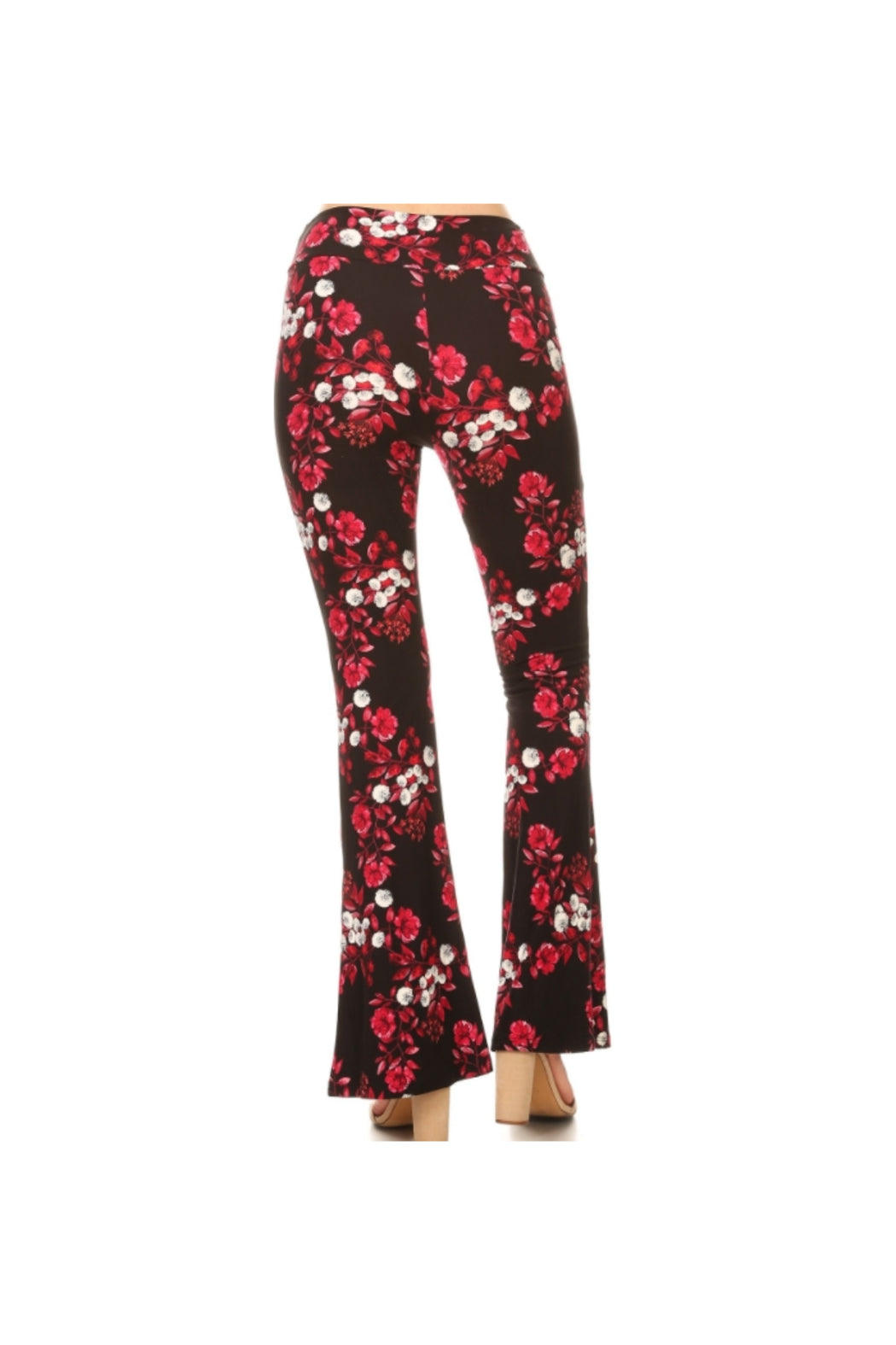 Palazzos with Panache - Red Floral