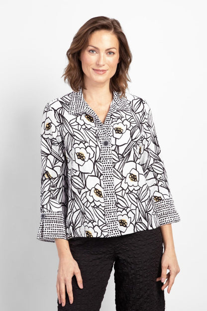 Palm Beach Floral Blouse