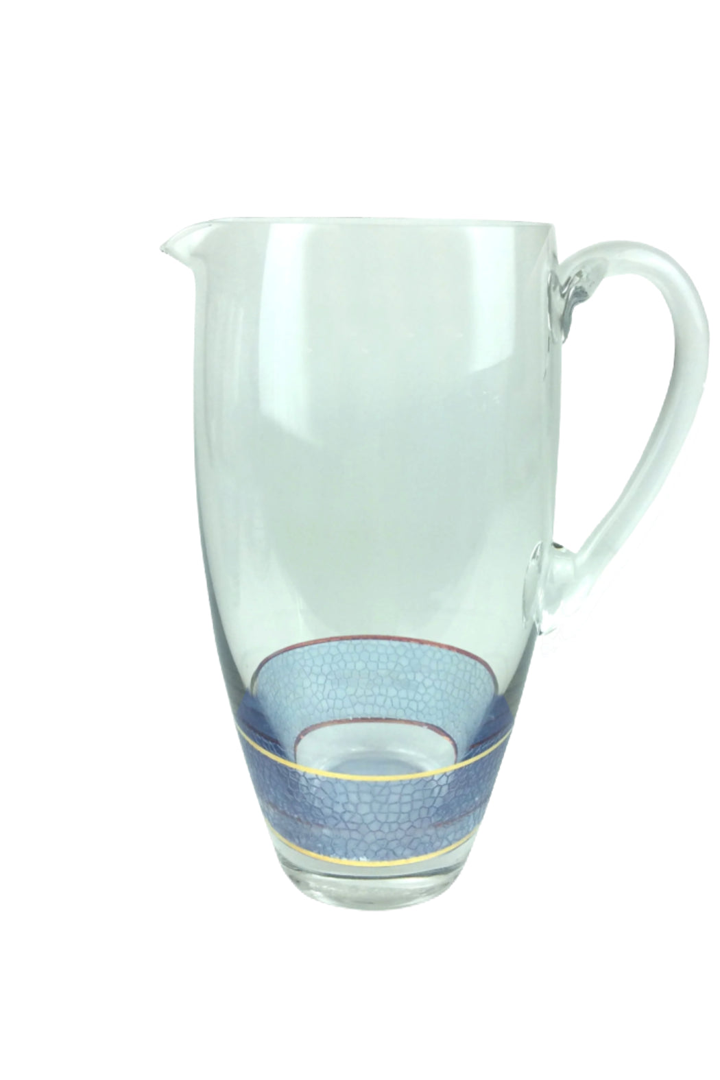 Panthera Indigo Glass Pitcher