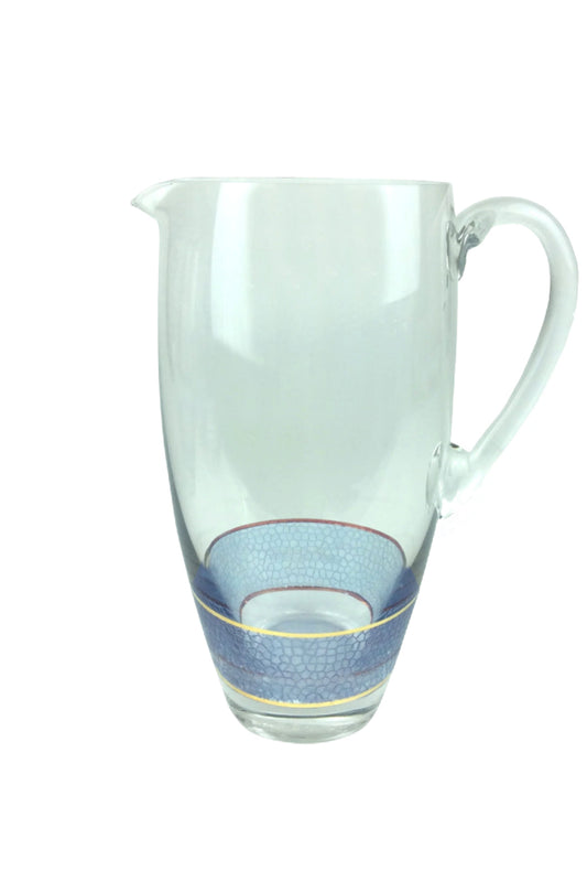 Panthera Indigo Glass Pitcher