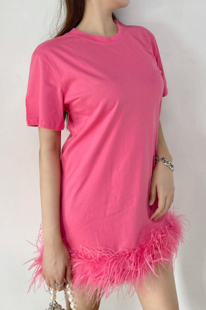 "Paris" Feather Dress