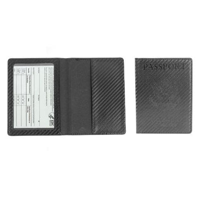 Passport Holder with CDC Vaccination Card Protector - 13 Colors