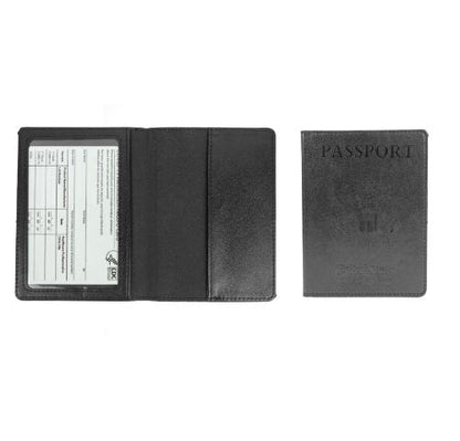 Passport Holder with CDC Vaccination Card Protector - 13 Colors