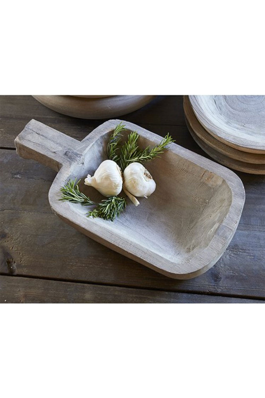 Paulownia Bowl w/ Handle