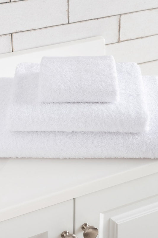 Pine Cone Hill Signature White Towels 30" X  56