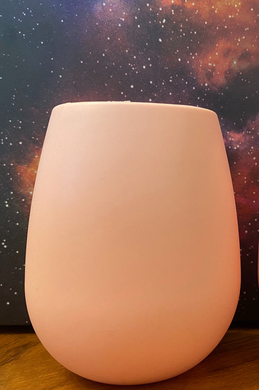 Pink Silicone Portable Wine Glasses