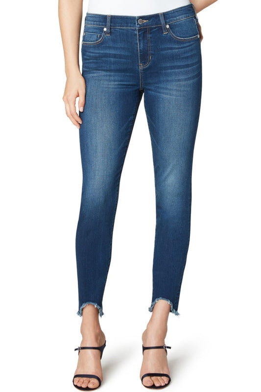 PIPER "HUGGER" CURVED FRAY HEM
