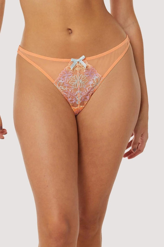 Naomi Multi Embroidery Thong