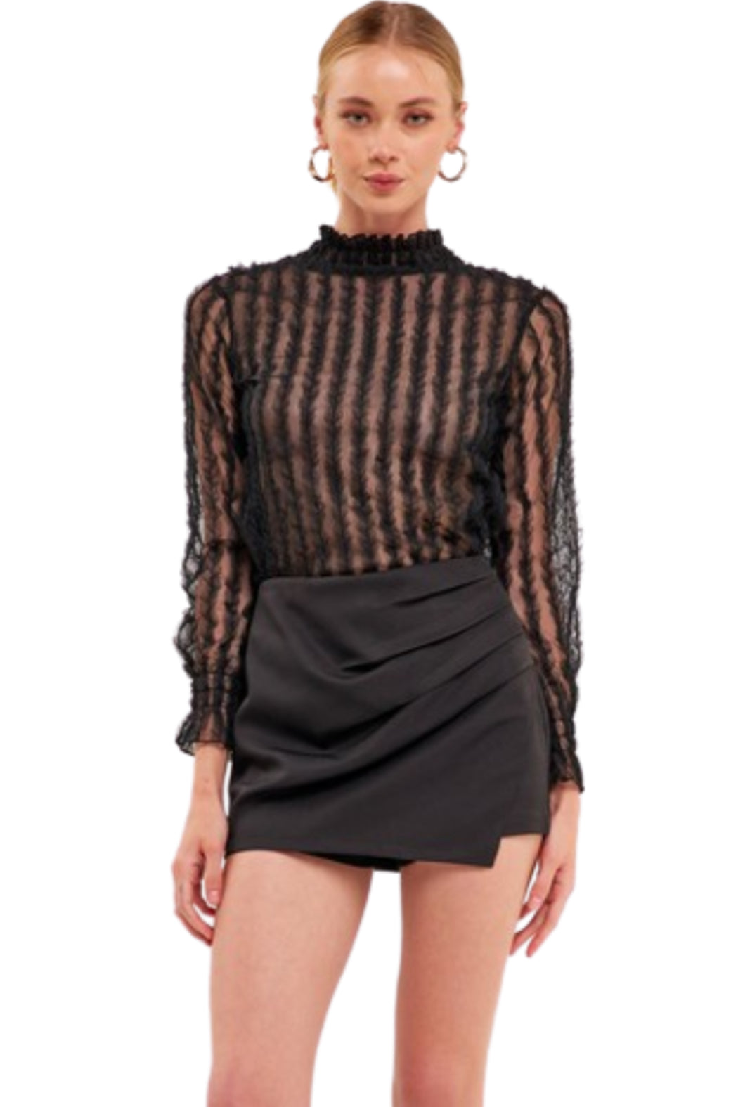 Pleat Detail Skort