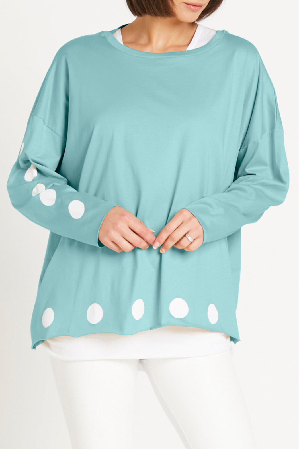 Polka Dot Boxy Tee