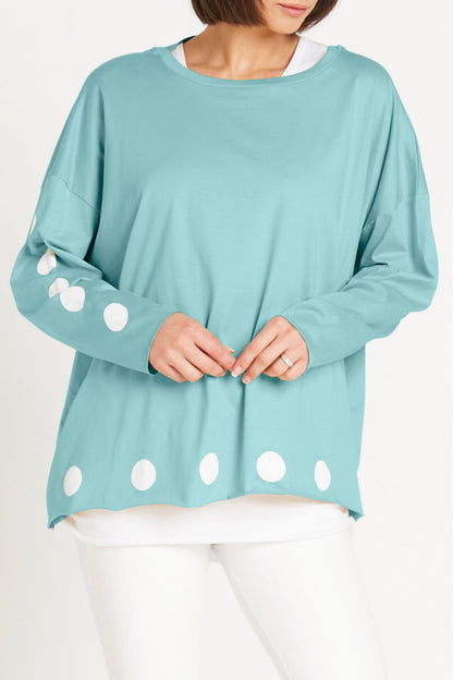 Polka Dot Boxy Tee