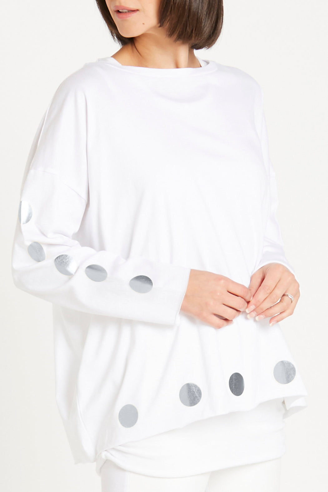 Polka Dot Boxy Tee