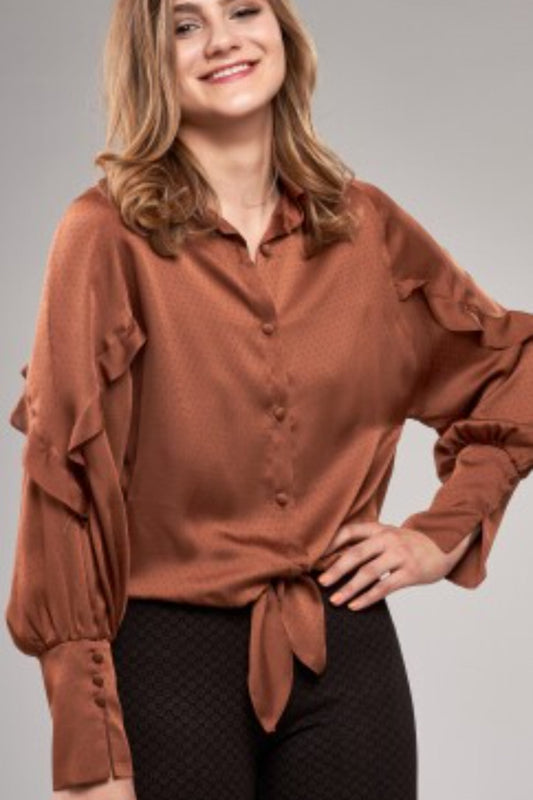 Print Novelty Blouse