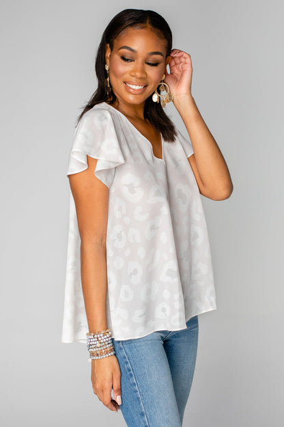 Printed "Avril" Top