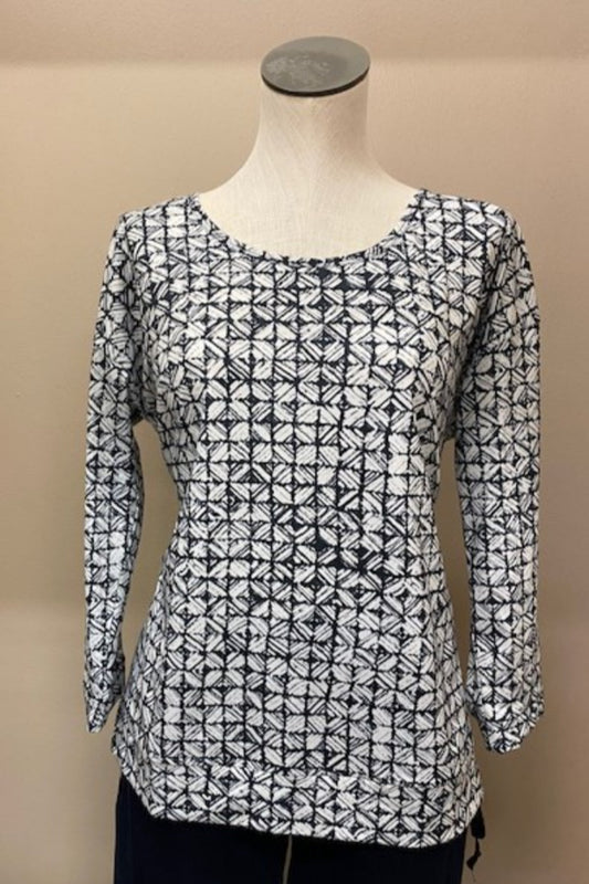 Printed Knit Top