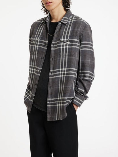 John Varvatos Dale Iron Grey Sport Shirt