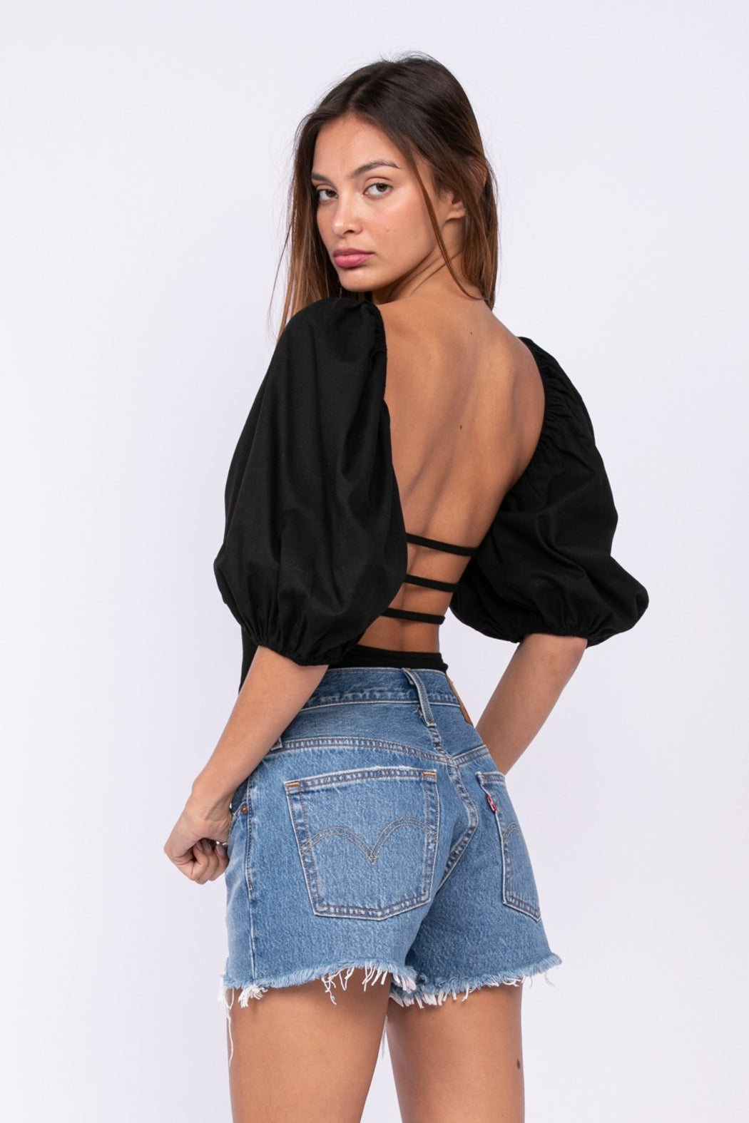 Puff Sleeve Bodysuit