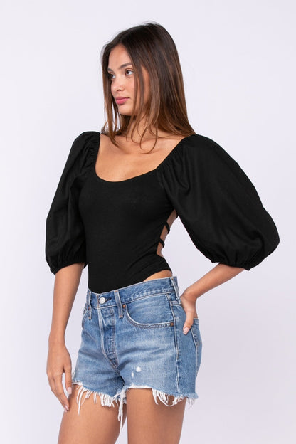 Puff Sleeve Bodysuit