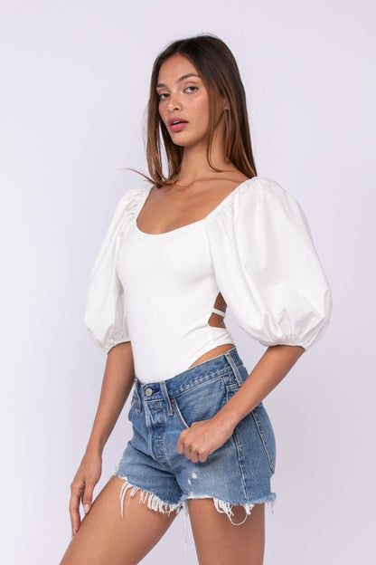 Puff Sleeve Bodysuit