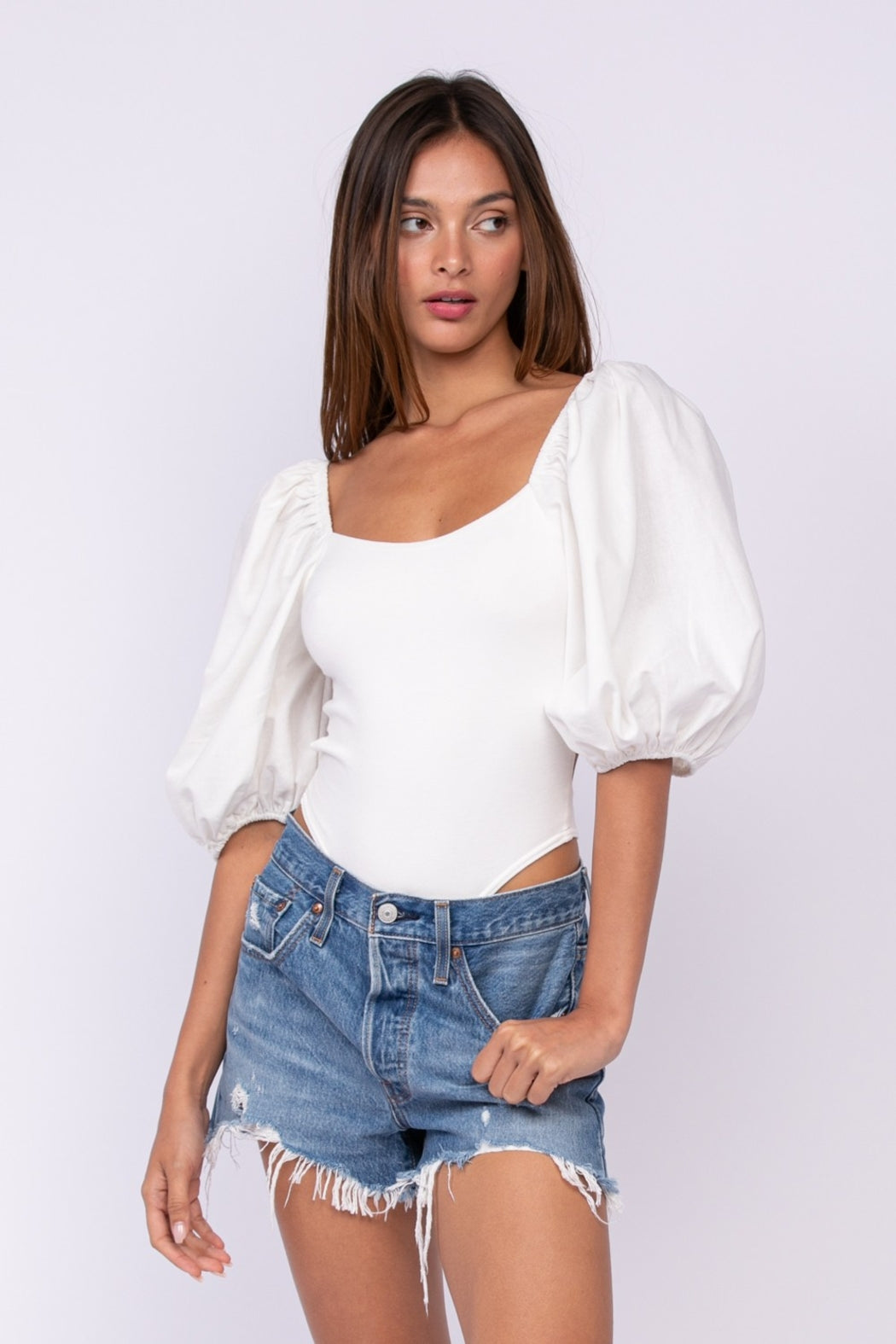 Puff Sleeve Bodysuit