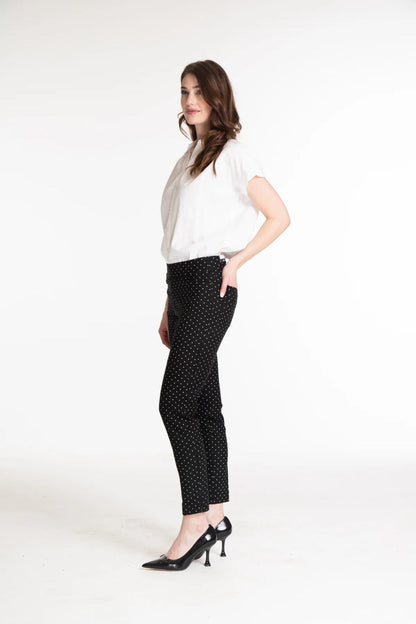 PULL-ON ANKLE PANT WITH REAL FRONT & BACK POCKETS