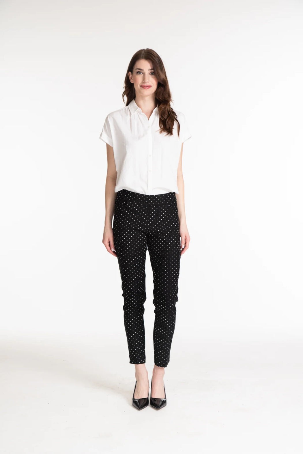 PULL-ON ANKLE PANT WITH REAL FRONT & BACK POCKETS