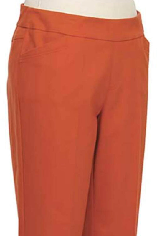 Pull on front pocket pant - comes in waffle/tan only