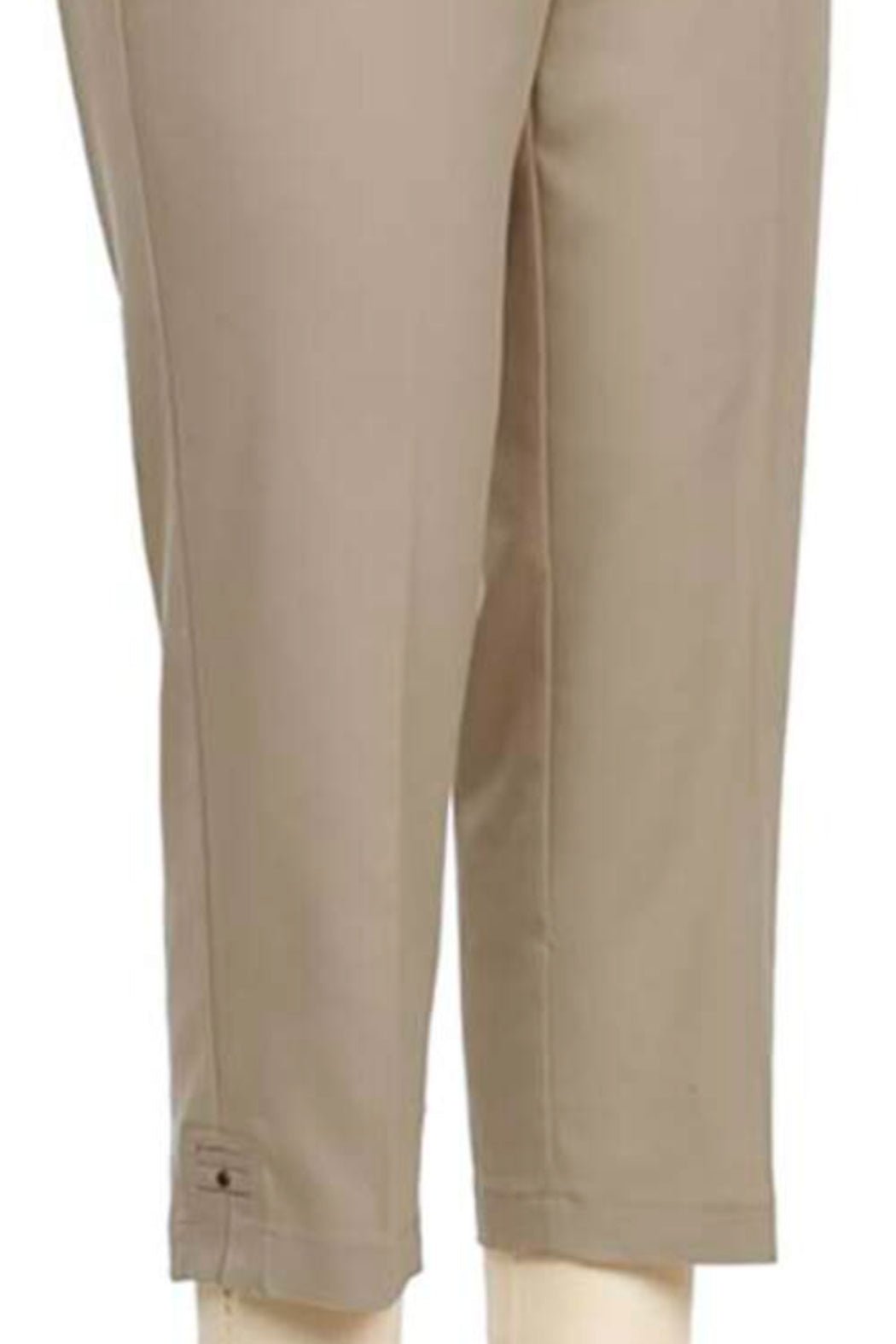 Pull on khaki capri