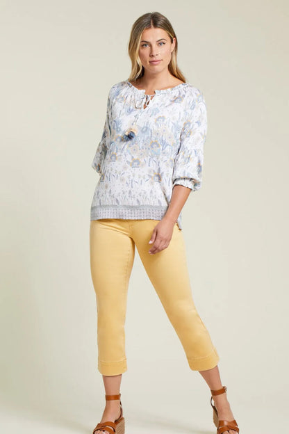 PULL-ON KICK FLARE CAPRIS