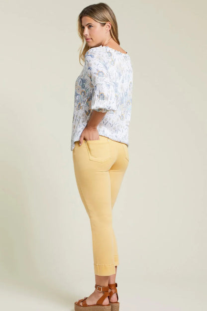 PULL-ON KICK FLARE CAPRIS