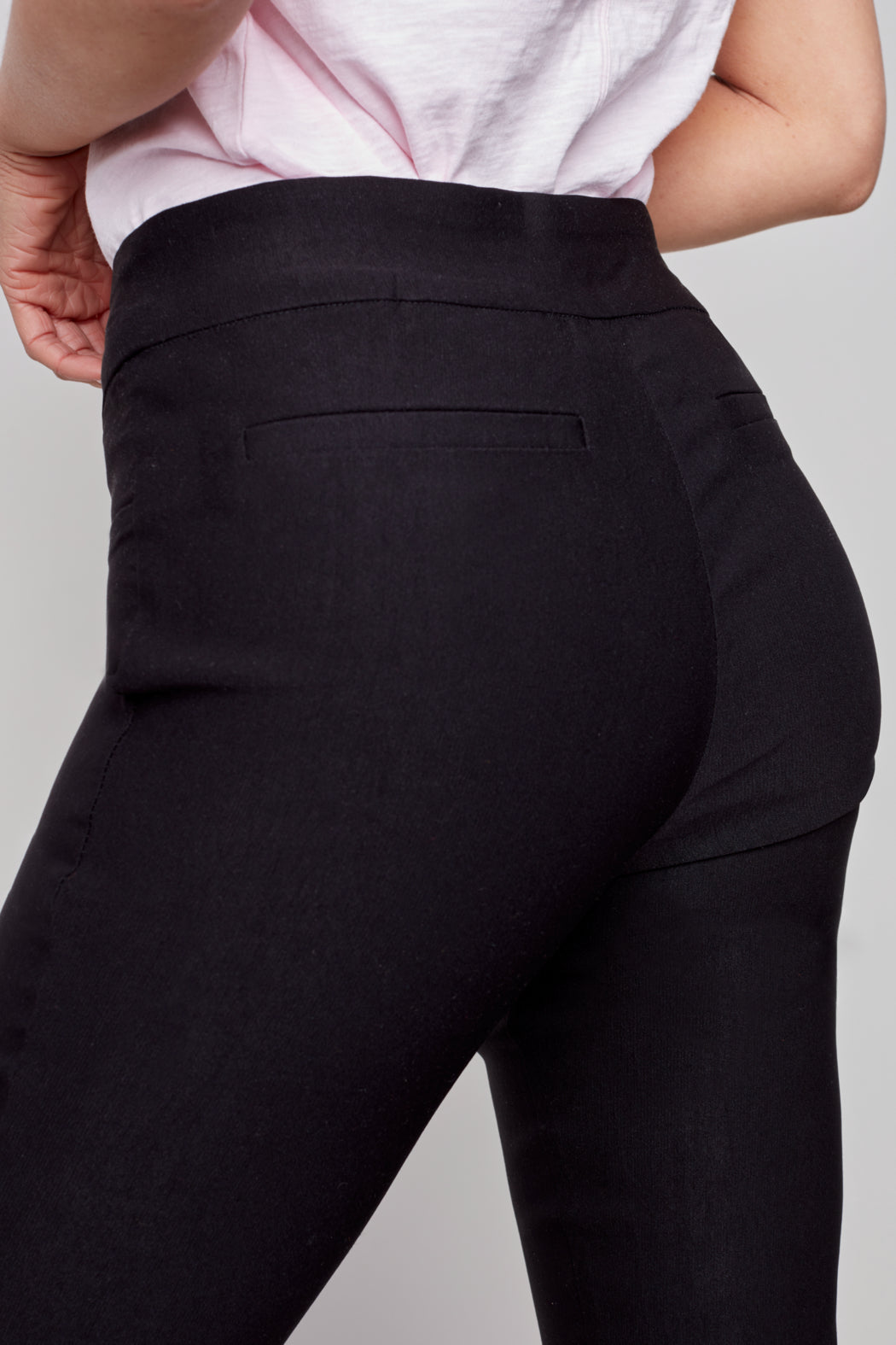 Pull On Stretch Crop Cuff Pant