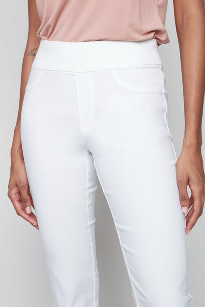 Pull On Stretch Crop Cuff Pant