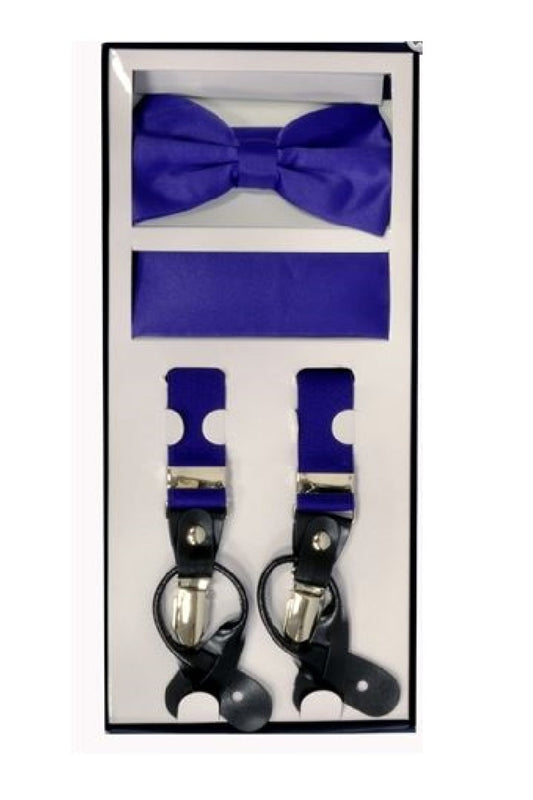Purple Suspender Set