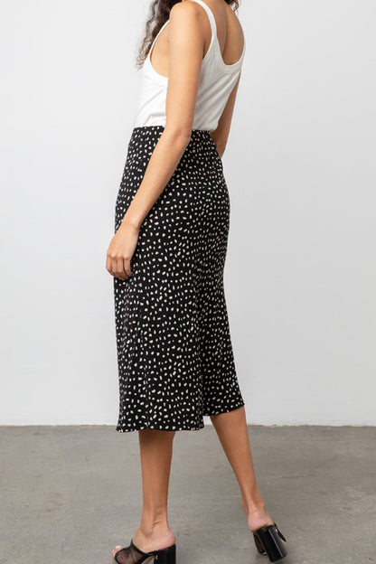 RAILS SPOTTED MIDI SKIRT
