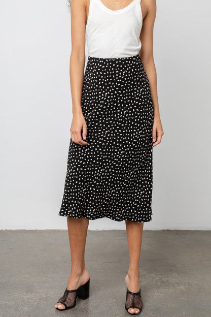 RAILS SPOTTED MIDI SKIRT