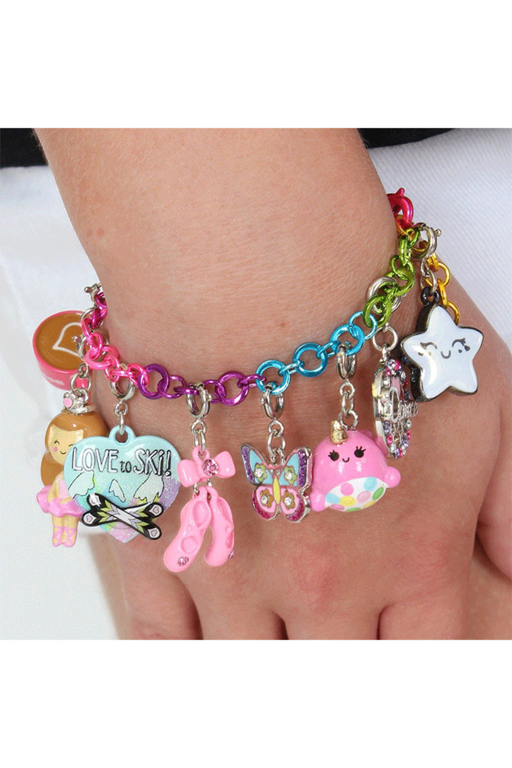 Rainbow Chain Bracelet