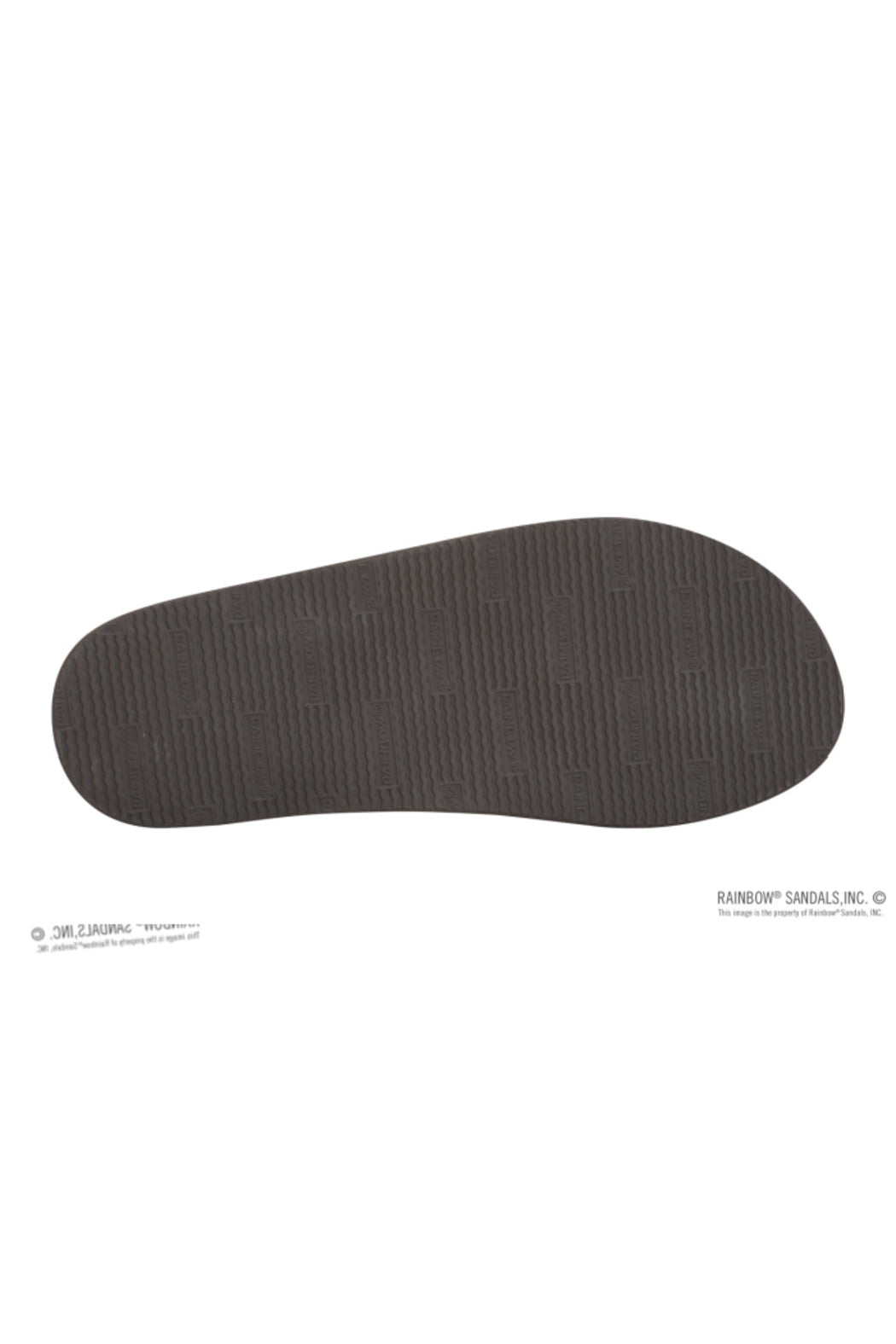 Rainbow Men's Single Layer Premier Leather with Arch Support in Dark Brown