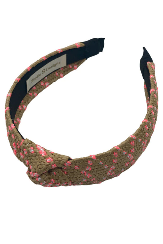 Checkered Ratan Headband