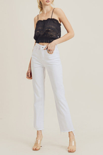 Raw Hem Straight